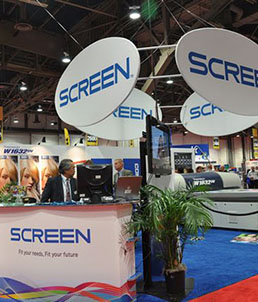 网屏在SGIA 2012上展示大幅面喷墨技术