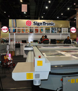 SIGN TRONIC展出OCE大型平板喷绘设备