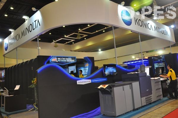 KONICA MINOTA Shown up in PRINT TECHNOLOGY 2012 with a High Profile