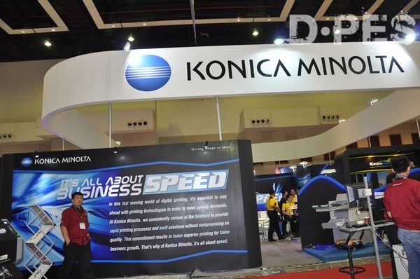 KONICA MINOTA Shown up in PRINT TECHNOLOGY 2012 with a High Profile