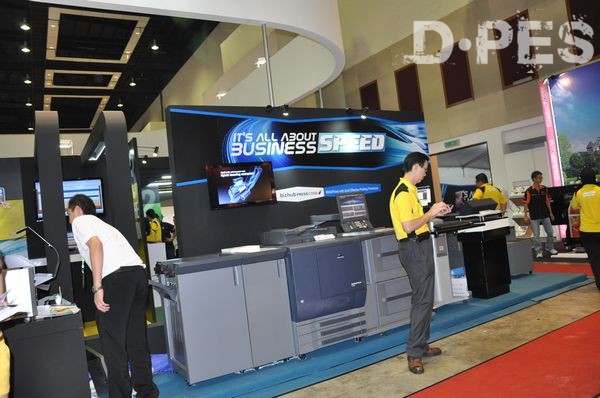 KONICA MINOTA Shown up in PRINT TECHNOLOGY 2012 with a High Profile