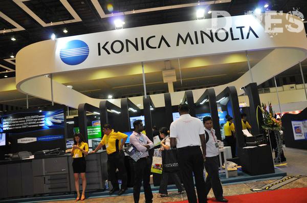 KONICA MINOTA Shown up in PRINT TECHNOLOGY 2012 with a High Profile