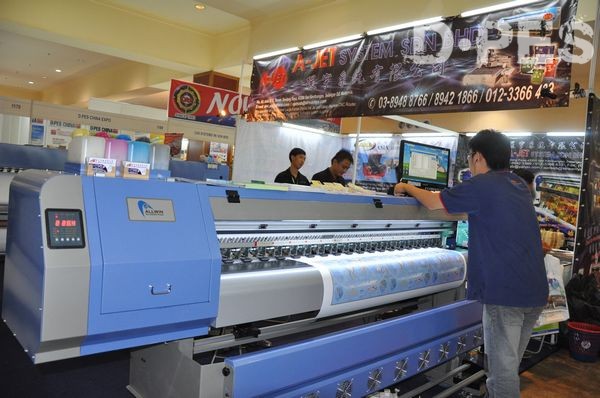 A-JET Exhibited Printer of ALLWIN Gorgeously in PRINT TECHNOLOGY 2012