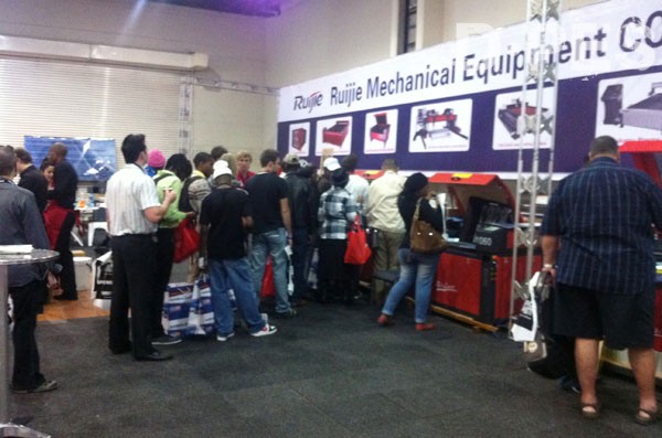 The most famous Booth in 2012 Sign Africa Expo – Ruijie Mechanical Equipment