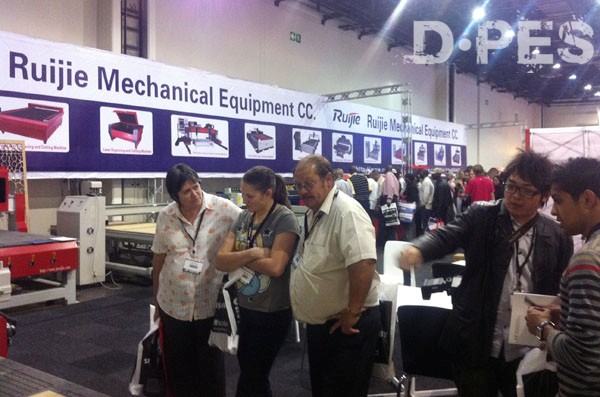 The most famous Booth in 2012 Sign Africa Expo – Ruijie Mechanical Equipment