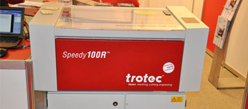 Trotec激光雕刻机成俄罗斯广告展新亮点