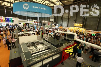 2012上海国际广告技术设备展览会惠普展台全貌 2012上海国际广告技术设备展览会惠普展台全貌