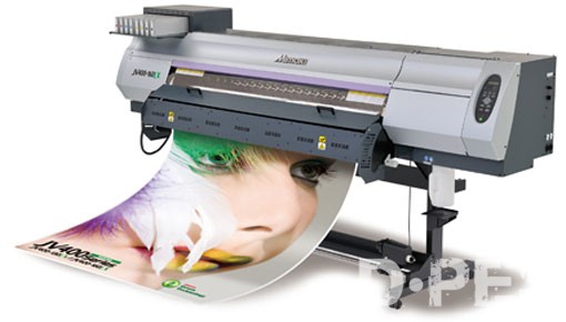Mimaki's JV400 最新印刷机的白油墨现已上市 Mimaki's JV400 最新印刷机的白油墨现已上市